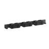 Estante para trapeador de acero inoxidable sin perforaciones Estante de almacenamiento para balcón Clip para trapeador Gancho para trapeador de baño/inodoro Artefacto de almacenamiento