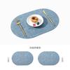 Tapete de mesa western em couro PVC direto da fábrica, tapete de mesa para hotel e casa, tapete à prova d'água com isolamento de óleo, pano, tapete de tigela europeu