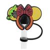 Horquilla de Mickey de dibujos animados gorro de paja gorro antipolvo de paja funda para pajilla de bebida personalizada cubierta antipolvo transfronteriza en stock