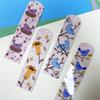 Marcador de Registro de Lectura de Flores de Dibujos Animados Etiqueta Marcador de Papel Personalizado Tarjeta Única Creativa Marcador de Página de Seguimiento