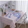 Toalha de Mesa de Flanela Popular na Internet Coração de Menina Fofa Estilo Ins Dormitório de Estudante Escrivaninha Toalha de Mesa Tecido para Mesa de Jantar Tapete de Mesa para Mesa de Centro