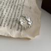Fan Zhiqiao Anillo Corazón Estilo Coreano Plata Esterlina 925 Anillo para Dedo Índice para Mujer Anillo de Articulación Joyería