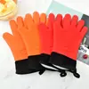 Guantes Gruesos de Silicona para Aislamiento Térmico Guantes Creativos para Horno Casero Nuevos Guantes para Microondas Herramientas para Hornear