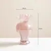 Vaso de Vidro Vintage Francês Peça Decorativa Alta Aparência Hidroponia Arranjo de Flores Decoração Mesa de Jantar Casa Flores Frescas Simples