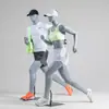Mannequins Esportivos de Corrida Modelo Fábrica Masculinos e Femininos Expositores de Loja de Roupas Modelos Humanos Falsos Suporte de Exposição para Mannequins de Vitrine