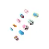 Uñas Vestibles para Niñas Piezas de Uñas de Animales Lindos Uñas Postizas Arte de Uñas Estilo Ovalado Casual Lindas Niñas