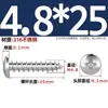 Tornillos Autorroscantes de Acero Inoxidable 316, Cabeza Redonda Ranurada, Tornillos para Madera de Cabeza Plana Extendida Yb845M2M3M4M5M6