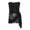 Vestido Tubinho Sexy com Costas Abertas em Renda para Mulheres, Saia Peixe Slim Fit de Verão, Vestido Curto Bodycon Preto que Marca a Cintura