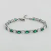 Pulseira Tennis Colorida Pulseira Tennis Full Diamond Cravejada Pulseira de Zircônia para Homens e Mulheres Novas Explosões hipho