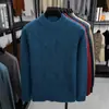 Novo suéter de malha gola redonda masculino espesso 2026, casual e estiloso, versátil para outono e inverno