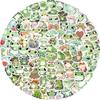 100 Pegatinas Lindas de Comida de Dibujos Animados para Laptops, Ipads, Vasos de Agua, Pegatinas para Teléfono Móvil, Decoración Impermeable
