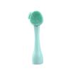 Cepillo facial de silicona cepillo limpiador de mascarilla logo de mano doble cara suave cepillo de silicona