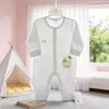 Traje de escalada de verano para bebé, fino, de un solo lado, de algodón, sin huesos, para recién nacido