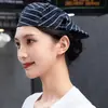 Gorro de chef de hotel, gorra de trabajo para camarero, sombrero unisex para tiendas de pasteles y té de leche, boina para cocina y catering con logotipo impreso