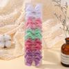 Pinza de pelo con lazo de tela de 1.6 pulgadas para niños, pinza de macarrón hecha a mano, pinza de pico de pato, accesorios para el cabello de niña 3002