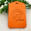 Fundas para tarjetas de permiso de trabajo personalizadas, de cuero sintético y PVC, con serigrafía, logotipo en relieve, diseño y texto personalizables.