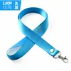 Suporte de Crachá com Cordão de Metal de 2,0 cm, Porta-Crachá de Identificação, Crachá de Trabalho, Crachá de Exposição, Cordão para Crachá de Visitante
