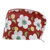 Gorro quirúrgico de dibujos animados para quirófano, estampado, algodón puro, ajustable con hebilla, gorro para mujer con cinta y toalla para el sudor, gorro de médico, farmacia, enfermera