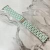 Adecuado para Correa de Resina de Tres Perlas Generación 89S10 para Apple Iwatch7 Correa de Color Sólido Acrílica