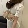 Bolso Estampado de Gran Capacidad de Moda para Mujer 2025 Nueva Moda Bolso de Hombro/Axila de Lona Empalmada Bolso Cruzado de Color Contrastante