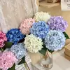 Flores Artificiais de Hortênsia Impressas em 3D de Alta Qualidade, 216 Peças, para Decoração de Sala de Estar Doméstica, Mesa de Jantar, Hotel e Cena de Casamento