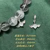 Acessórios DIY de Cristal Alta Retenção de Cor Banhado a Prata Estilo Corte Pingente de Zircônia Anel Pendente Estrela Lua Acessórios para Pulseira