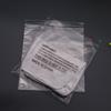 Bolsa de sellado transparente suave de PE para ropa de comercio exterior hecha en China en inglés set de bolsas de plástico LDPE eslogan