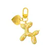Chaveiro Cachorro de Balão Desenho Animado Pingente de Bolsa de Resina Gelatinosa Pequeno Presente Criativo Brinde Promocional Lote Misto Chaveiros