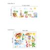 Pegatinas de pared de animales de dibujos animados para vacaciones de verano, autoadhesivas, decorativas, removibles, generación transfronteriza AliExpress