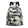 Mochila para Mujer Gran Capacidad Ligera Impermeable Estampada Moderna Simple para Viaje Escuela Almacenamiento Multicapa