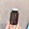 Frasco de Vidro para Cuidados com a Saúde 100 ml Lata de Maca Balde de Bordo Frasco Embalagem Frasco para Cápsulas Frasco de Árvore Cordyceps Comprimido Bucal Frasco Pequeno de Remédio