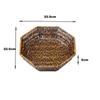 Cesta de Mimbre Sintético para Snacks Plato para Papas Fritas Canasta para Tamales Pastel Cacahuetes Melón Melones Snacks Dim Sum Canasta de Panera Frutero Cesta de Verduras