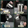 Taza medidora de acero inoxidable 304 con escala 1000 ml Cocina Hogar Cilindro medidor Tienda de té con leche Café 1500 ml