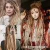Peluca de Crochet de Fibra Química Europea Africana y Americana 24 pulgadas Rastas Reggae Hip-Hop Rastas Jamaicanas Venta Directa de Fábrica