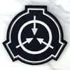 Adesivos de Tecido Bordados com Logo da Fundação SCP Fãs Militares Transfronteiriços Acessórios de Moral Adesivos de Tecido Mochila Tática Adesivos de Tecido com Alfabeto SCP