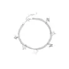Pulsera de Plata Pura 990 Mariposa Amor Doble Capa para Mujer, Dulce Diseño de Nicho, Joyería de Plata Pura de Alta Gama, Regalo de Cumpleaños