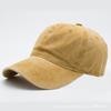 Boné de beisebol de algodão lavado direto da fábrica marca explosiva de comércio exterior boné masculino e feminino estilo europeu e americano chapéu de sol boné feito sob medida
