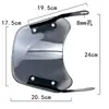 Adequado para motocicleta Prince Edward retro CG125 para-brisa transparente defletor frontal placa de proteção do para-brisa capa acessórios