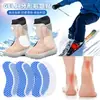 Protector de Esquí Adhesivo en Forma de Media Luna Gel Autoadhesivo Accesorios para Botas de Esquí Almohadillas Suaves Anti-Desgaste Almohadillas para Talón Absorbentes de Impacto