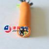 Cable para robot de tubería CCTV naranja unipolar cable para robot de inspección de tuberías antiinterferencias resistente al desgaste