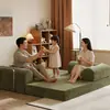 Sofá Compactado al Vacío Sala de Estar Plegable Doble Uso Apartamento Pequeño Sofá Cama Modular Extraíble y Lavable Perezoso Casual Tatami