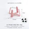 Soporte de Hierro para Comedero de Mascotas, Soporte de Hierro en Forma de Cruz, Soporte Integrado para Comedero de Mascotas, Soporte de Hierro Elevado que Protege el Cuello, Soporte Anti-Derrames para Comedero de Perros y Gatos