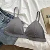 Sujetador Sexy de Triángulo con Hermoso Diseño de Espalda para Mujer, de Venta Caliente Transfronteriza, Sin Aros, Anti-Caída, Sin Costuras, Sujetador de Envoltura para Comercio Exterior