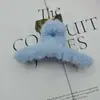 Pinza de Garra Grande de Peluche, Estilo Simple y de Alta Gama Otoño e Invierno, Pinza de Tiburón de Estilo Suave en la Parte Posterior de la Cabeza, Lote de Accesorios para el Cabello de Moda y Versátiles