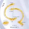Preço original 8,8 yuans, liquidação com prejuízo, sem devoluções, sem trocas, estoque em tempo real, meia pulseira com textura de ouro de areia