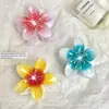 Pinza para el Cabello de Flor de Huevo Yi Mengling para Mujer, Pinza Tiburón Mediana para el Cabello Semi-Recogido de Verano en la Parte Posterior de la Cabeza, Accesorio para el Cabello