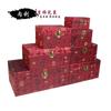 Caja grande de brocado de madera, caja de regalo de porcelana de jade Wen, caja de joyería tallada con adornos, caja de joyería