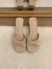 Sandalias de Verano para Mujer Chuyuji con Tacón de Cuña de Altura Media con Lazo Estilo Suave Chanclas de Vacaciones de Hada para Exteriores