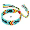 Popular en Europa y América: Pulseras Tejidas Arcoíris Hechas a Mano en Estilo Étnico Nepalí, Venta al por Mayor de Joyería