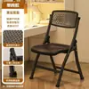 Cadeira Dobrável, Banqueta Simples de Plástico Espesso, Cadeira para Computador de Casa e Escritório, Cadeira Portátil para Conferência, Cadeira de Jantar, Cadeira Reclinável